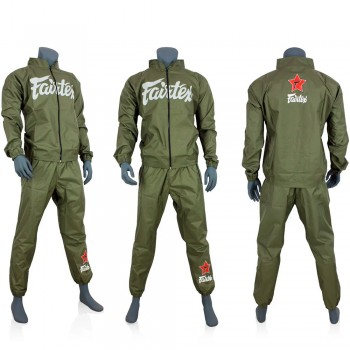 Fairtex VS2 Костюм Cауна Сгонка "Vinyl Sweat Suit" Зеленая